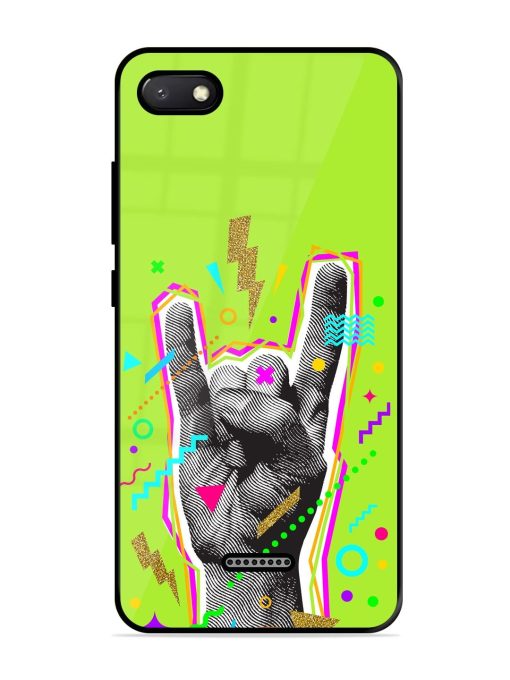 Neon Rock Glossy Soft Edge Case for Xiaomi Redmi 6A Chachhi