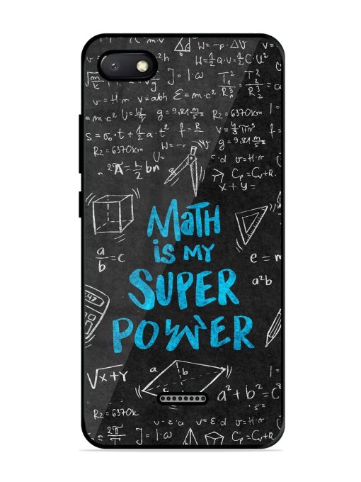 Math Magic Glossy Soft Edge Case for Xiaomi Redmi 6A Chachhi