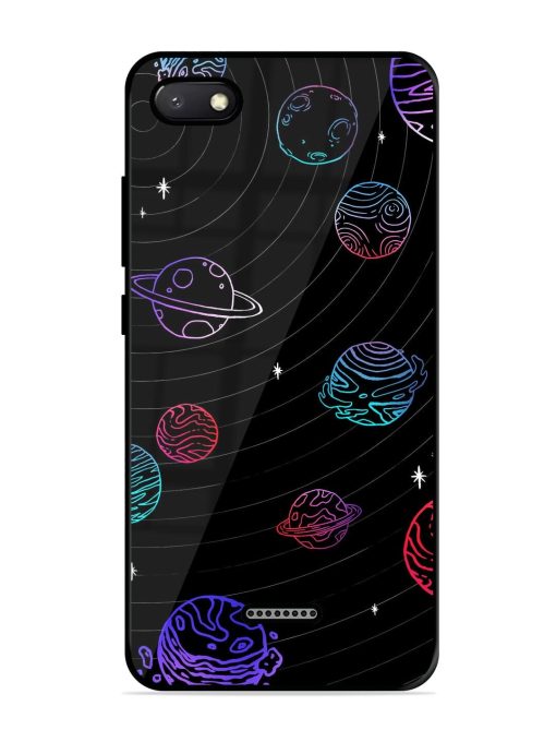 Cosmic Ballet Glossy Soft Edge Case for Xiaomi Redmi 6A Chachhi