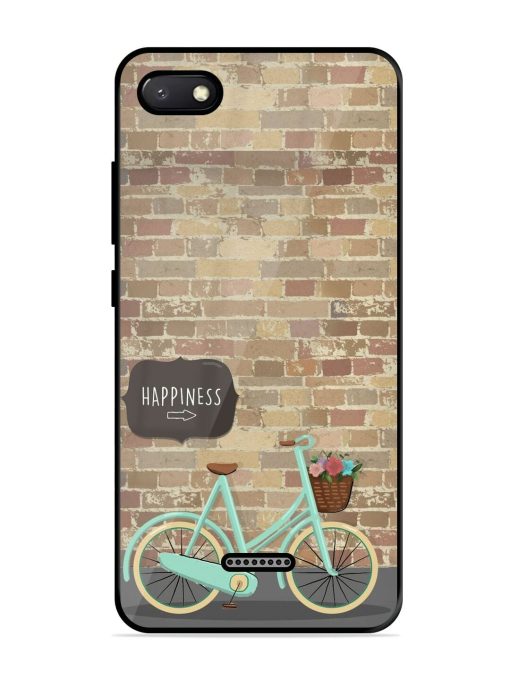 Pedaling Towards Happiness Glossy Soft Edge Case for Xiaomi Redmi 6A Chachhi