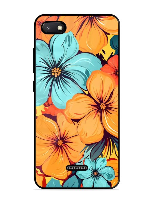 Tropical Bloom Glossy Soft Edge Case for Xiaomi Redmi 6A Chachhi