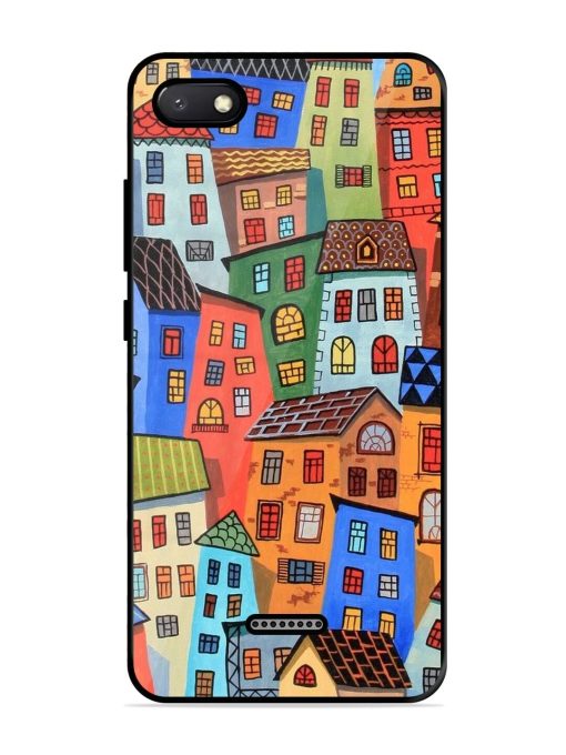 Rainbow House Glossy Soft Edge Case for Xiaomi Redmi 6A Chachhi