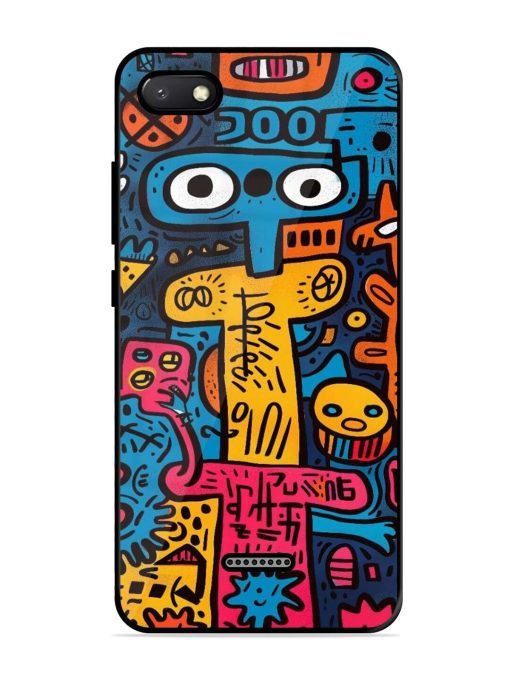 Doodletopia Glossy Soft Edge Case for Xiaomi Redmi 6A Chachhi