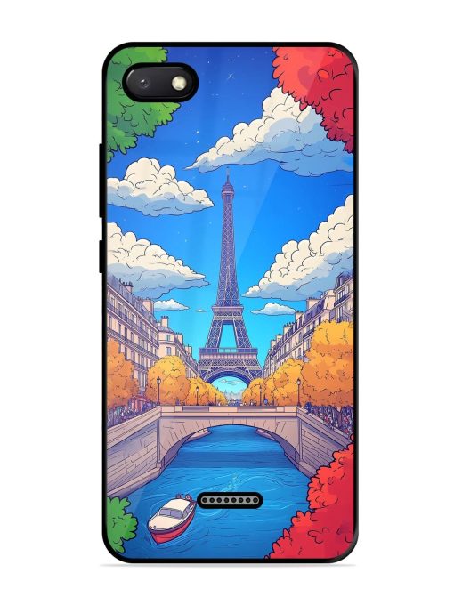 Parisian Panorama Glossy Soft Edge Case for Xiaomi Redmi 6A Chachhi