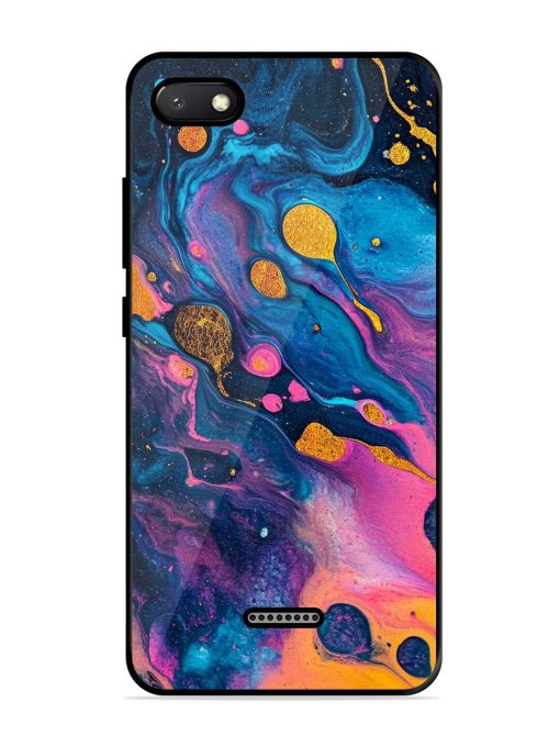 Cosmic Swirl Glossy Soft Edge Case for Xiaomi Redmi 6A Chachhi