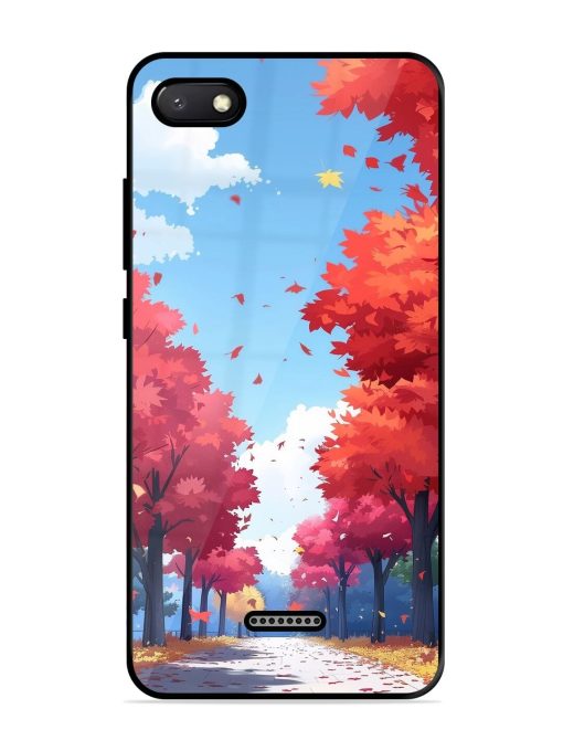 Autumn'S Embrace Glossy Soft Edge Case for Xiaomi Redmi 6A Chachhi