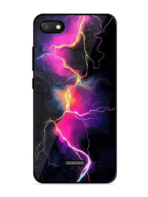 Electric Dreams Glossy Soft Edge Case for Xiaomi Redmi 6A Chachhi