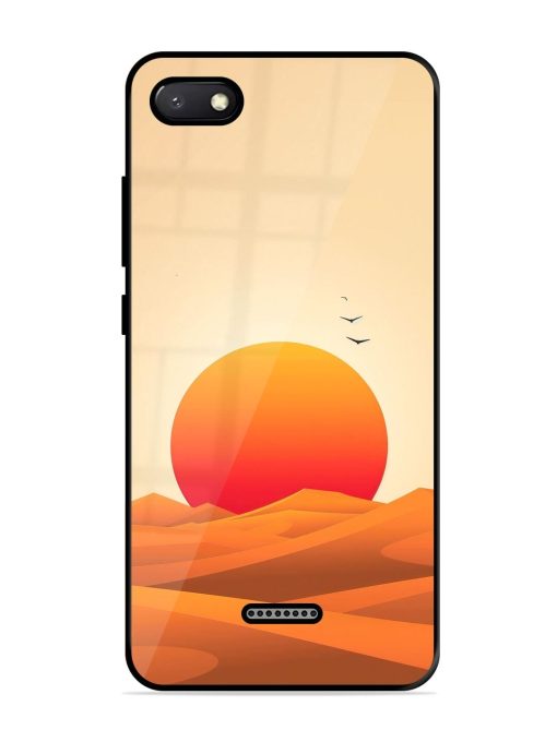 Desert Sunset Glossy Soft Edge Case for Xiaomi Redmi 6A