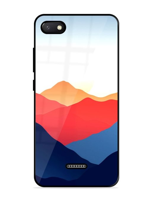 Sunset Peaks Glossy Soft Edge Case for Xiaomi Redmi 6A Chachhi