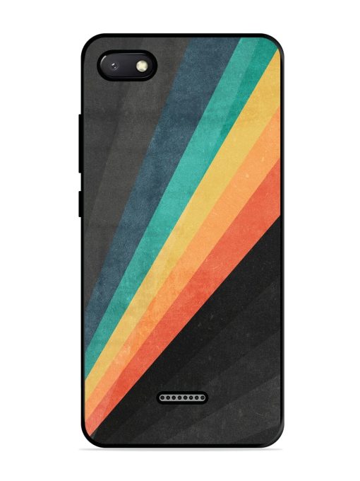 Retro Spectrum Glossy Soft Edge Case for Xiaomi Redmi 6A Chachhi