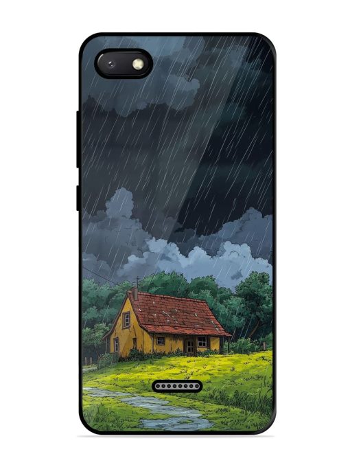 Rainy Day Retreat Glossy Soft Edge Case for Xiaomi Redmi 6A Chachhi