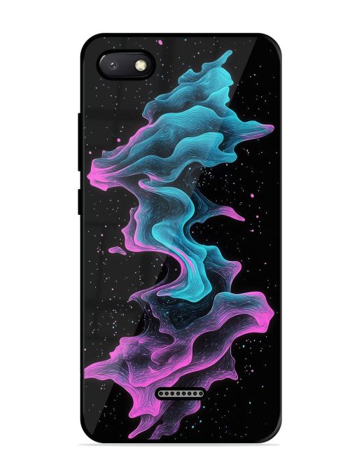 Cosmic Currents Glossy Soft Edge Case for Xiaomi Redmi 6A Chachhi