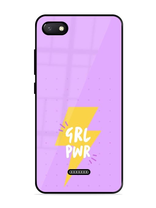 Girl Power Spark Glossy Soft Edge Case for Xiaomi Redmi 6A Chachhi