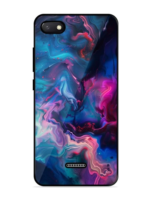 Cosmic Swirl Glossy Soft Edge Case for Xiaomi Redmi 6A Chachhi