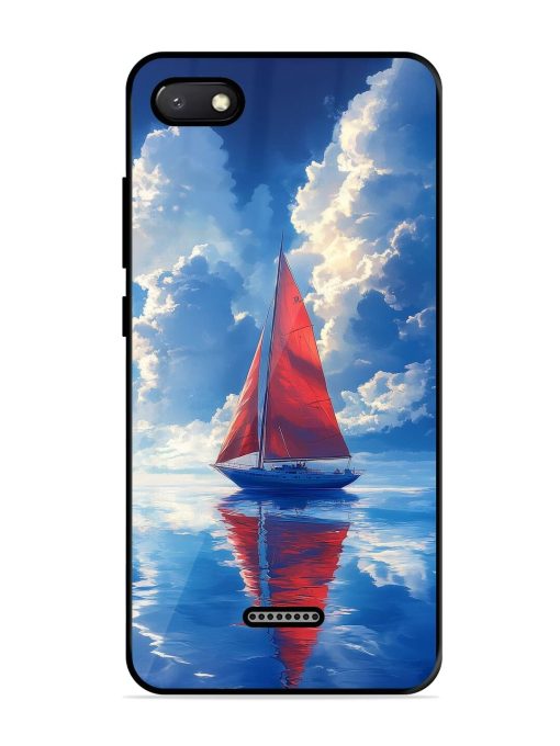 Crimson Sails Glossy Soft Edge Case for Xiaomi Redmi 6A Chachhi