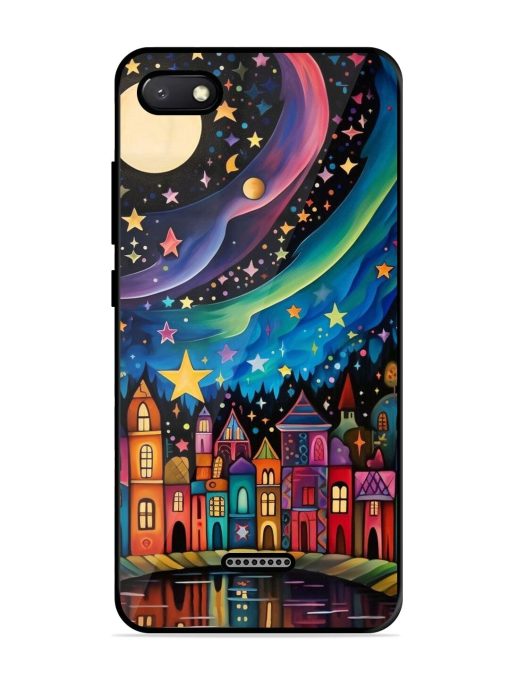 Starlit Village Glossy Soft Edge Case for Xiaomi Redmi 6A Chachhi