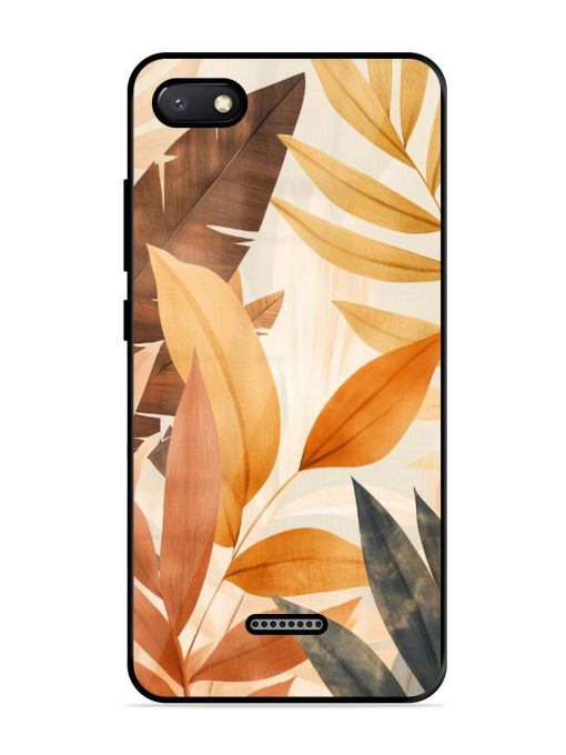 Earthy Elegance Glossy Soft Edge Case for Xiaomi Redmi 6A Chachhi