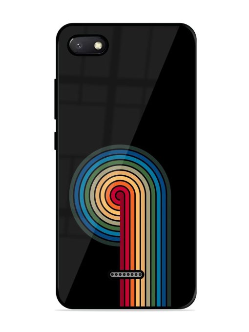 Rainbow Ripple Glossy Soft Edge Case for Xiaomi Redmi 6A Chachhi