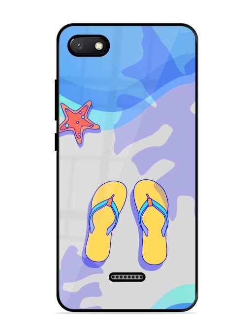 Sandy Toes And Salty Seas Glossy Soft Edge Case for Xiaomi Redmi 6A Chachhi