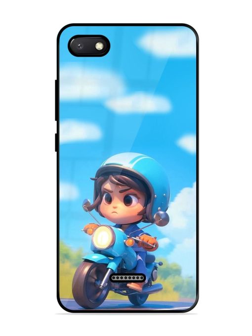 Little Rider Glossy Soft Edge Case for Xiaomi Redmi 6A Chachhi