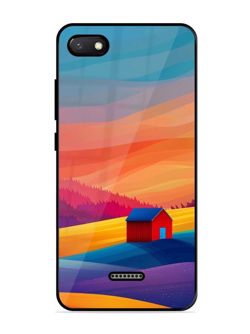 Sunset Solitude Glossy Soft Edge Case for Xiaomi Redmi 6A Chachhi