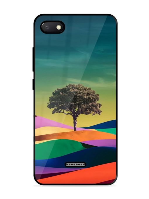 Rainbow'S Lone Sentinel Glossy Soft Edge Case for Xiaomi Redmi 6A Chachhi