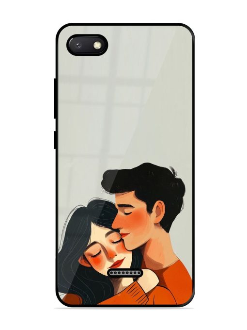 Craft Couples Glossy Soft Edge Case for Xiaomi Redmi 6A Chachhi