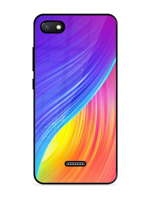 Neon Swirl Glossy Soft Edge Case for Xiaomi Redmi 6A Chachhi