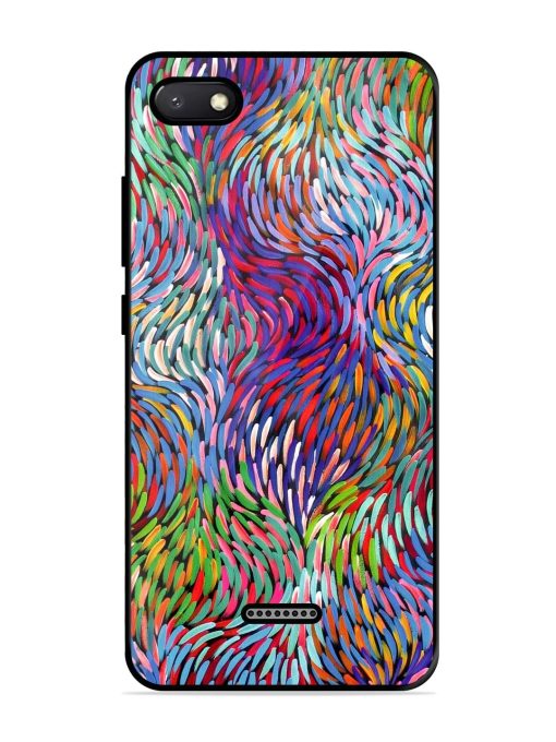 Vibrant Waves Glossy Soft Edge Case for Xiaomi Redmi 6A Chachhi