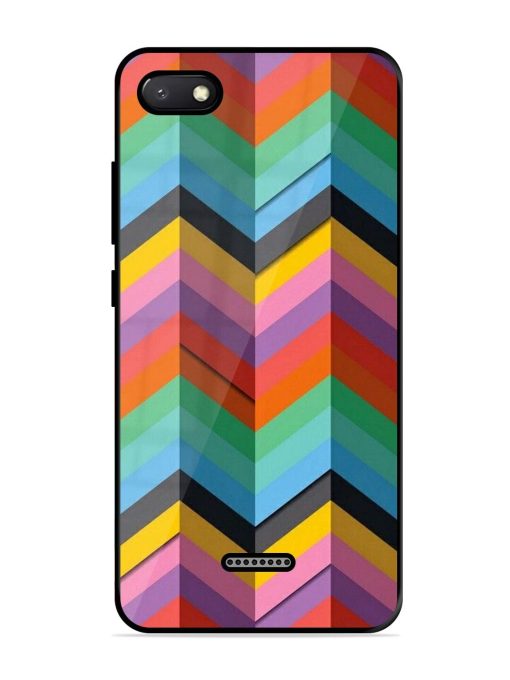 Colorful Zigzag Glossy Soft Edge Case for Xiaomi Redmi 6A Chachhi