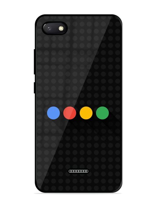 Google Dots Glossy Soft Edge Case for Xiaomi Redmi 6A Chachhi