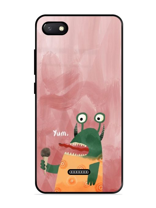 Hungry Monster Glossy Soft Edge Case for Xiaomi Redmi 6A Chachhi