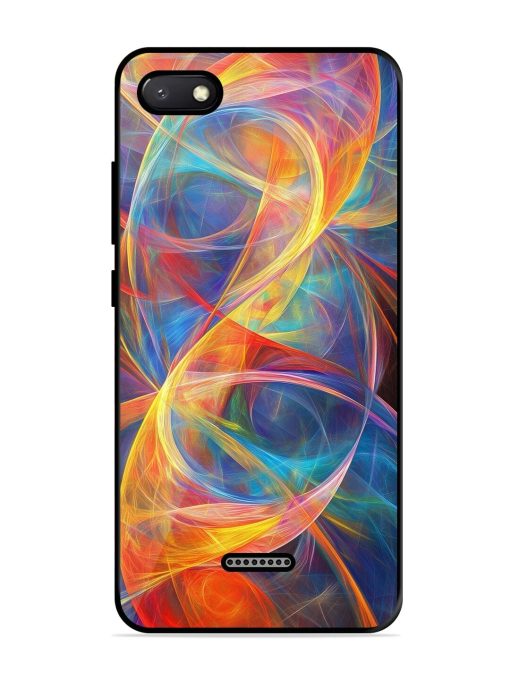 Cosmic Currents Glossy Soft Edge Case for Xiaomi Redmi 6A Chachhi