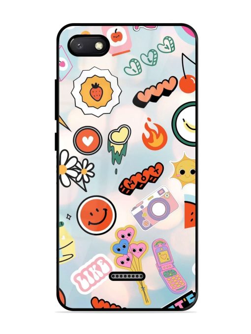 Cheerful Glossy Soft Edge Case for Xiaomi Redmi 6A Chachhi