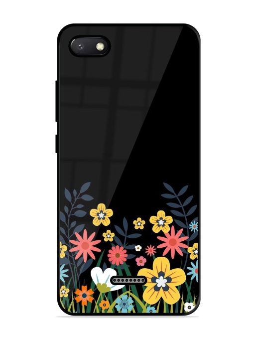 Floral Night Sky Glossy Soft Edge Case for Xiaomi Redmi 6A Chachhi