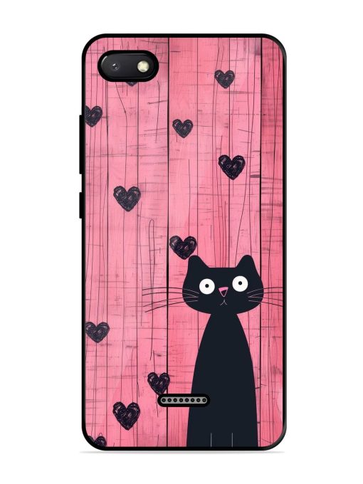 Feline Valentine'S Day Glossy Soft Edge Case for Xiaomi Redmi 6A