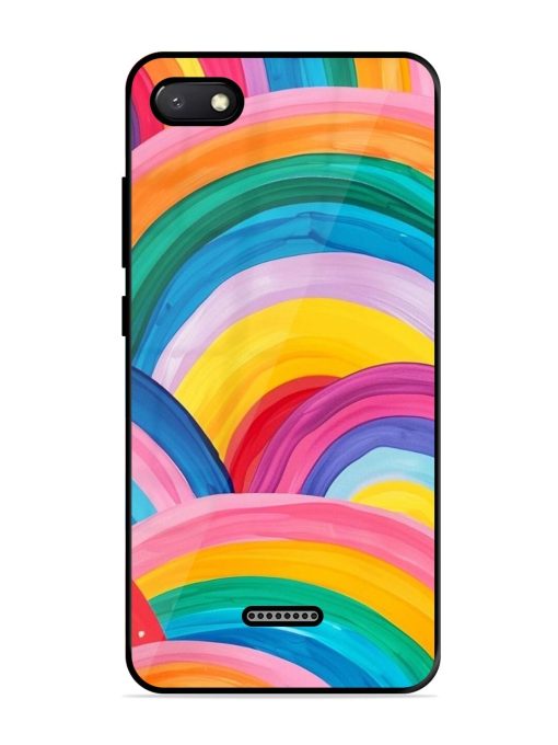 Rainbow Cascade Glossy Soft Edge Case for Xiaomi Redmi 6A Chachhi