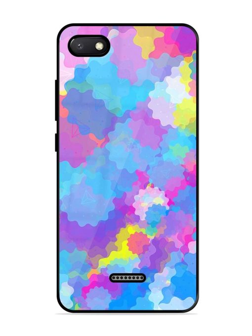 Psychedelic Cloud Burst Glossy Soft Edge Case for Xiaomi Redmi 6A Chachhi