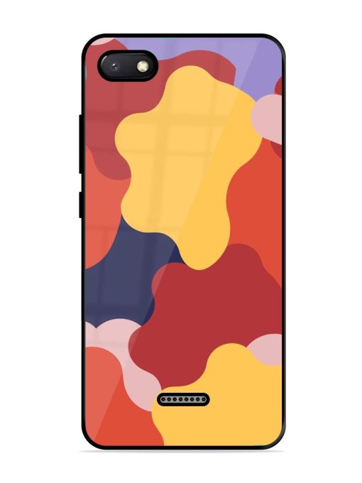 Gooey Color Chaos Glossy Soft Edge Case for Xiaomi Redmi 6A Chachhi