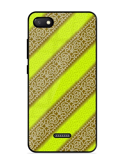 Golden Bandana Bliss Glossy Soft Edge Case for Xiaomi Redmi 6A Chachhi