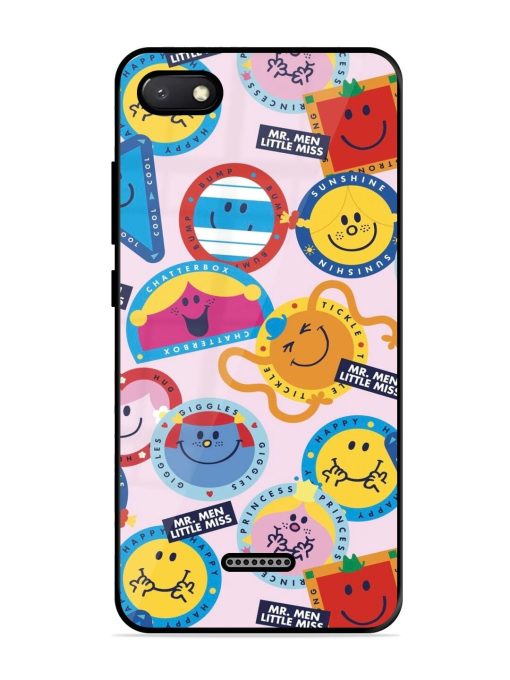 Whimsical Mr. Men & Little Miss Glossy Soft Edge Case for Xiaomi Redmi 6A Chachhi