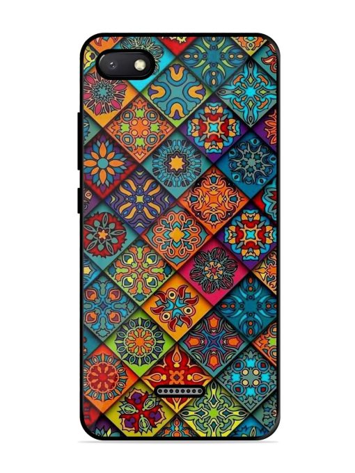 Patchwork Mandala Mosaic Glossy Soft Edge Case for Xiaomi Redmi 6A Chachhi