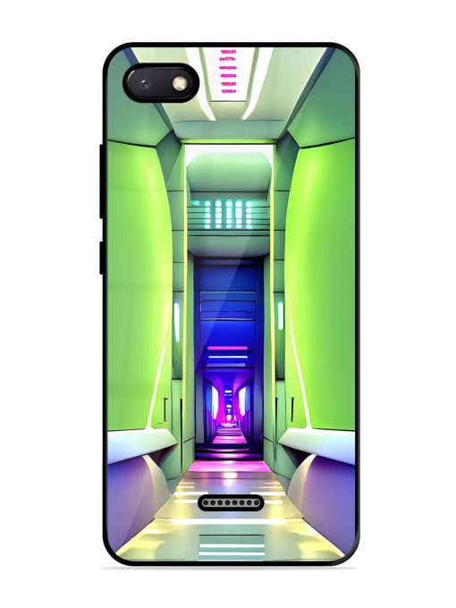 Neon Corridor Glossy Soft Edge Case for Xiaomi Redmi 6A Chachhi