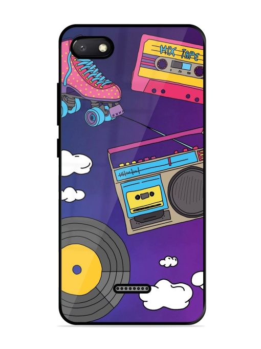 Retro Vibes Glossy Soft Edge Case for Xiaomi Redmi 6A Chachhi