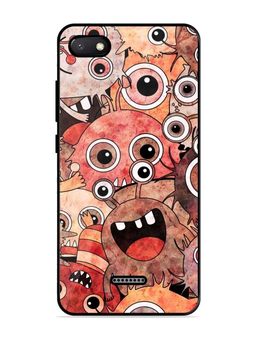 Monster Mash Glossy Soft Edge Case for Xiaomi Redmi 6A Chachhi