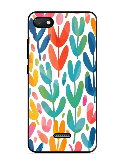 Rainbow Of Blooms Glossy Soft Edge Case for Xiaomi Redmi 6A Chachhi