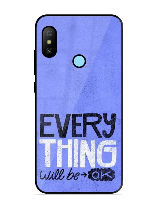 Hopeful Hues Glossy Soft Edge Case for Xiaomi Redmi 6 Pro Chachhi