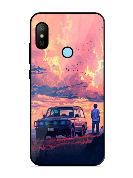 Solitude'S Horizon Glossy Soft Edge Case for Xiaomi Redmi 6 Pro Chachhi