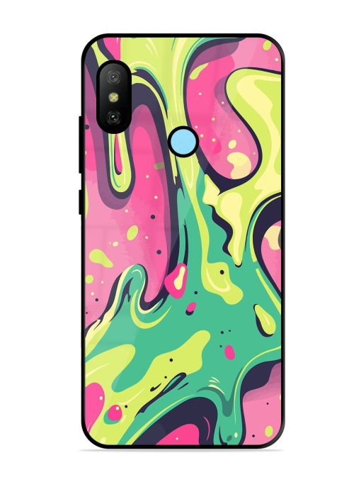 Gooey Grooves Glossy Soft Edge Case for Xiaomi Redmi 6 Pro Chachhi