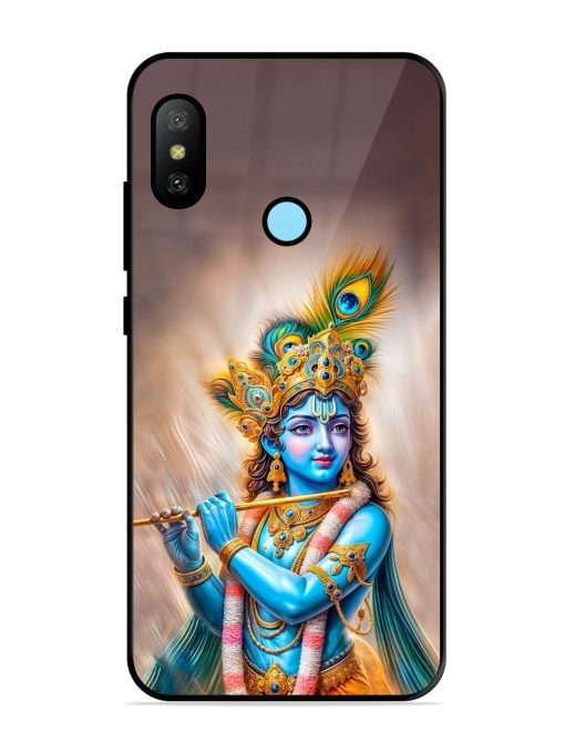 Divine Krishna Glossy Soft Edge Case for Xiaomi Redmi 6 Pro Chachhi